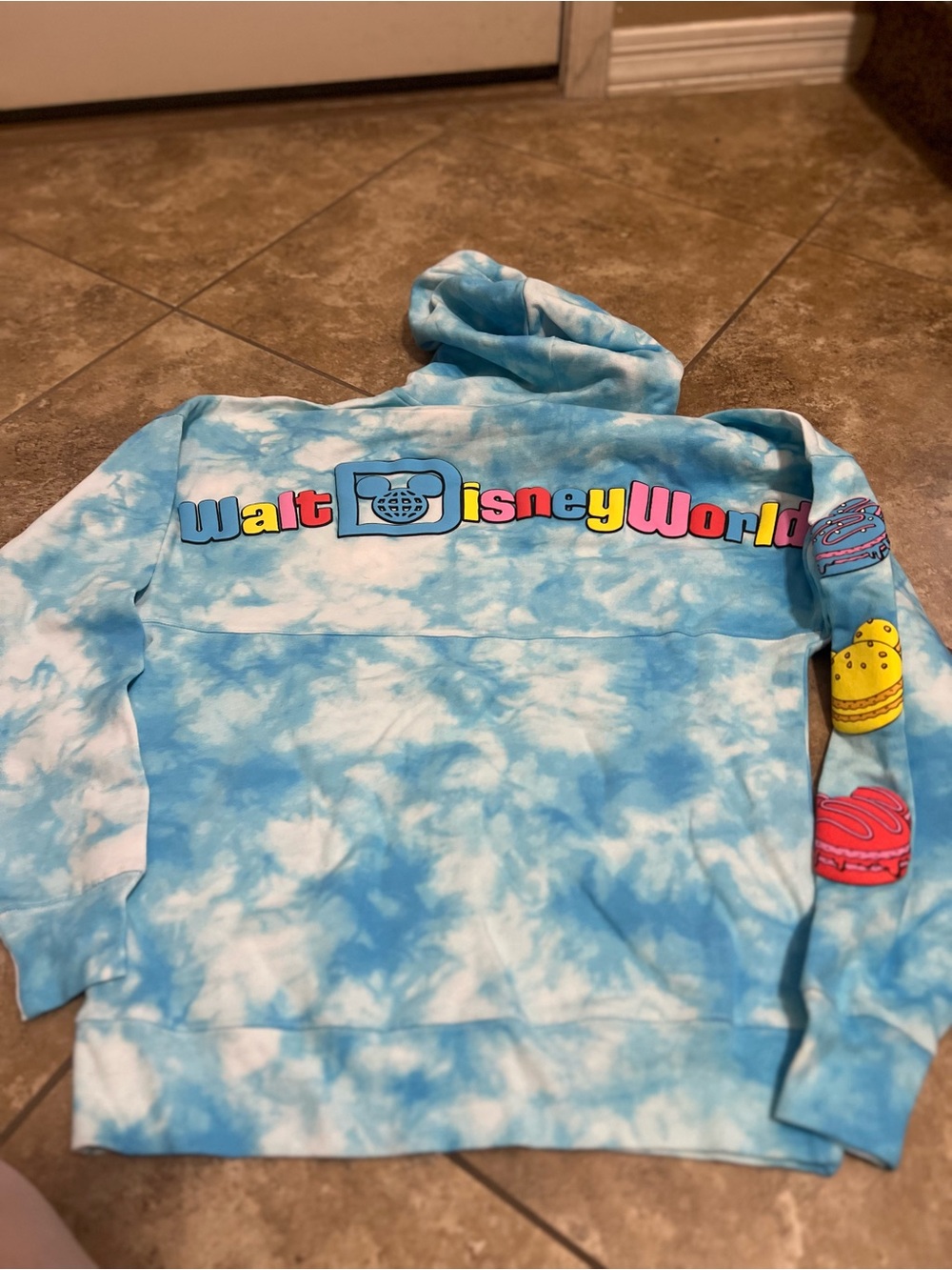 Disney Tie-Dye Blue Walt Disney World Pullover Hoodie